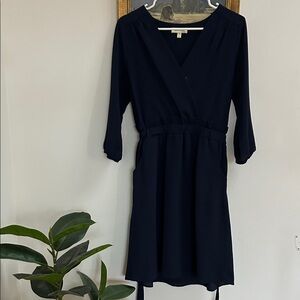 Elegant Black Wrap Dress